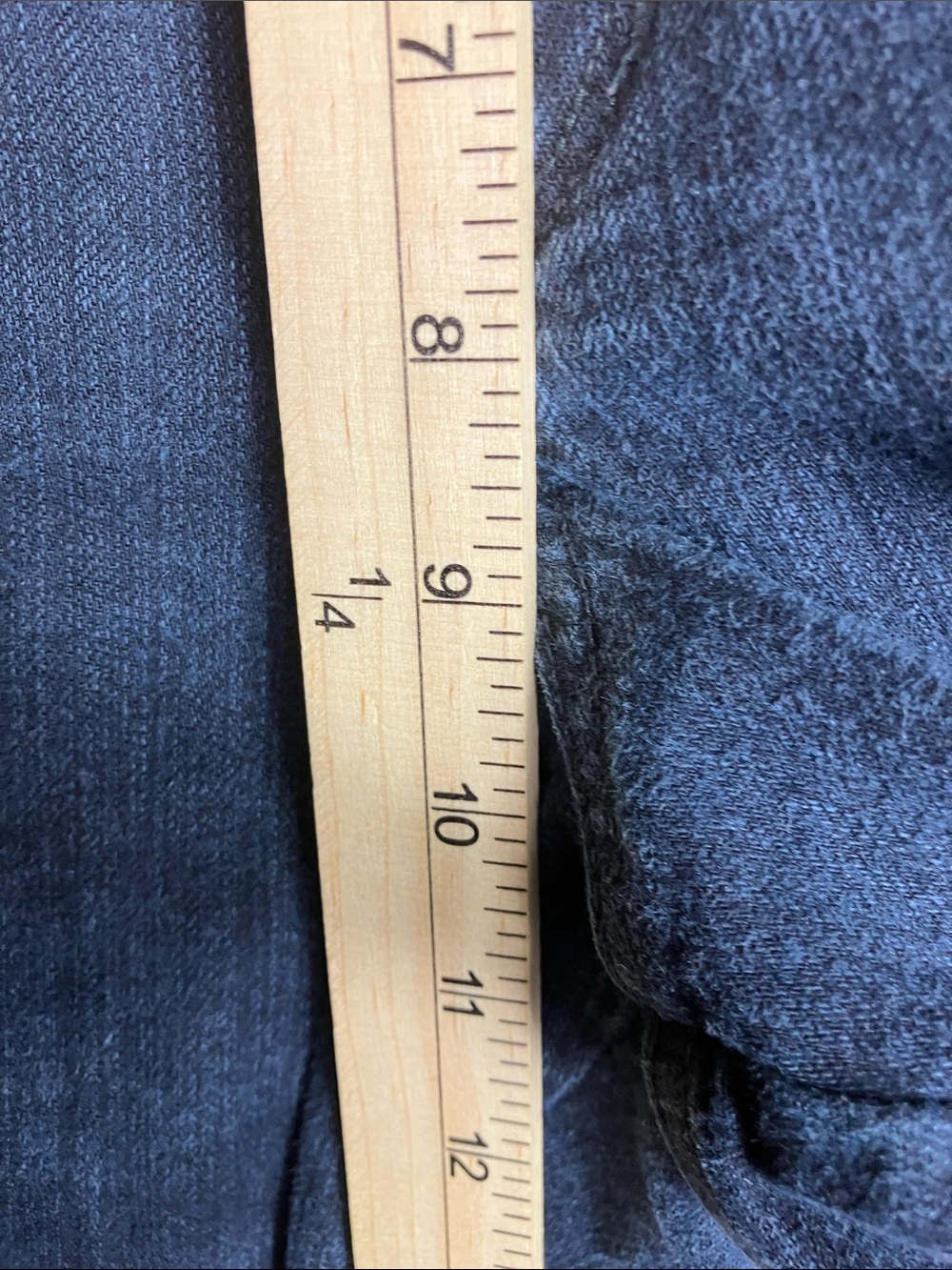 Chico's Dark Gray Cropped Cuffed Jeans - Picture 9 of 10